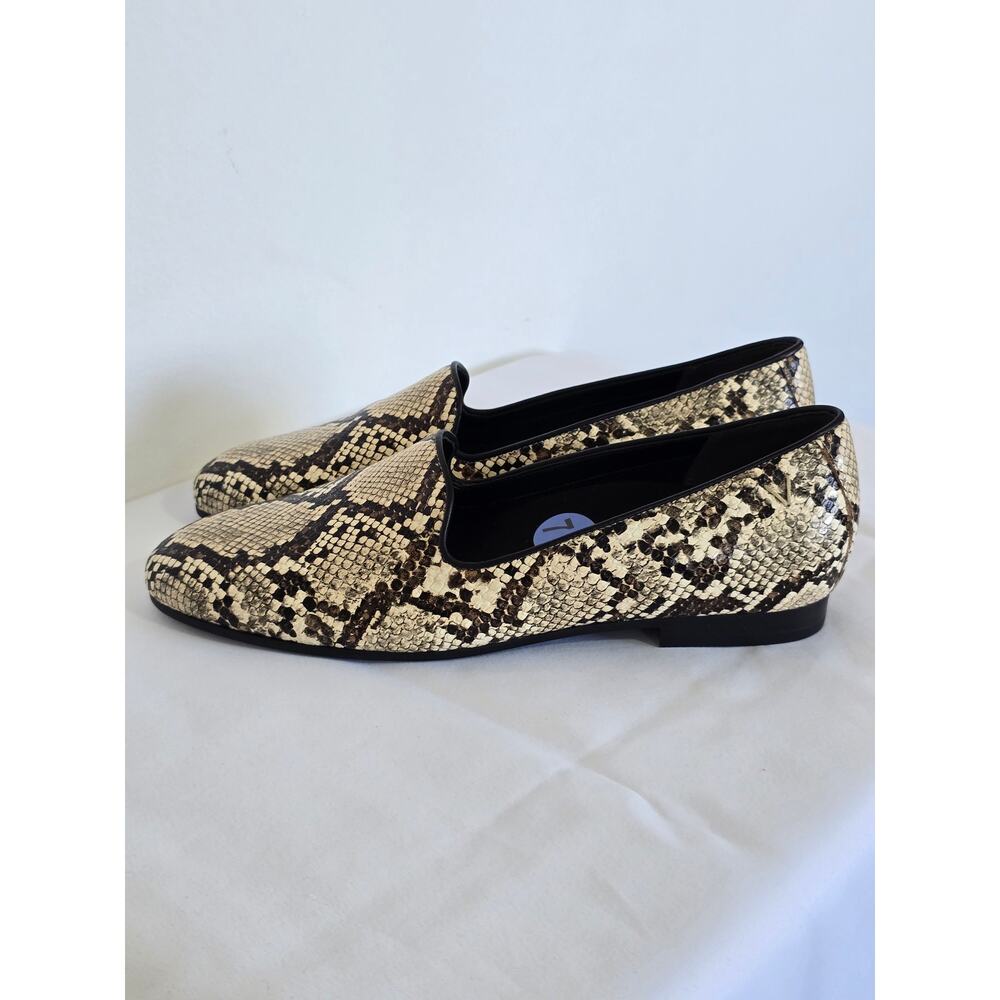 Vionic Willa II Leather Slip-On Loafers Ivory Multi Snakeskin Size 7.5 - Picture 3 of 6